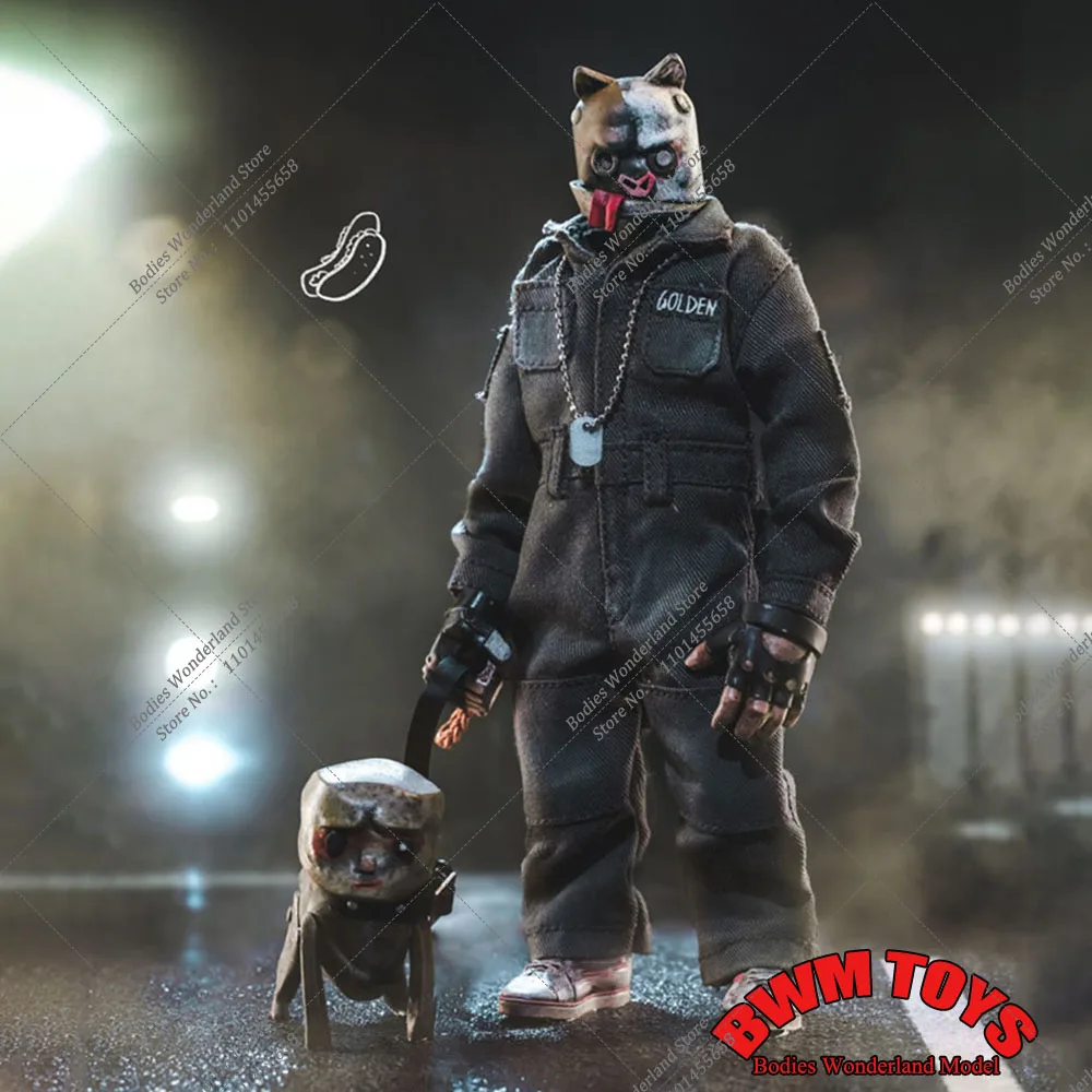 

DAMTOYS x COALDOG PES022 1/12 Scale Death Gas Station Series West Coast Style GOLDEN DOG 6Inch Male Action Figure Full Set Doll