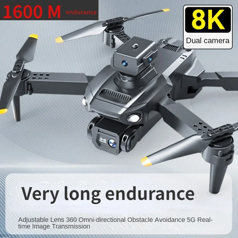 

P14 Brushless GPS Drone with Auto Return 8K UHD Camera 2-Axis Gimbal Long Range RC Quadcopter for Adults FPV Foldable UAV