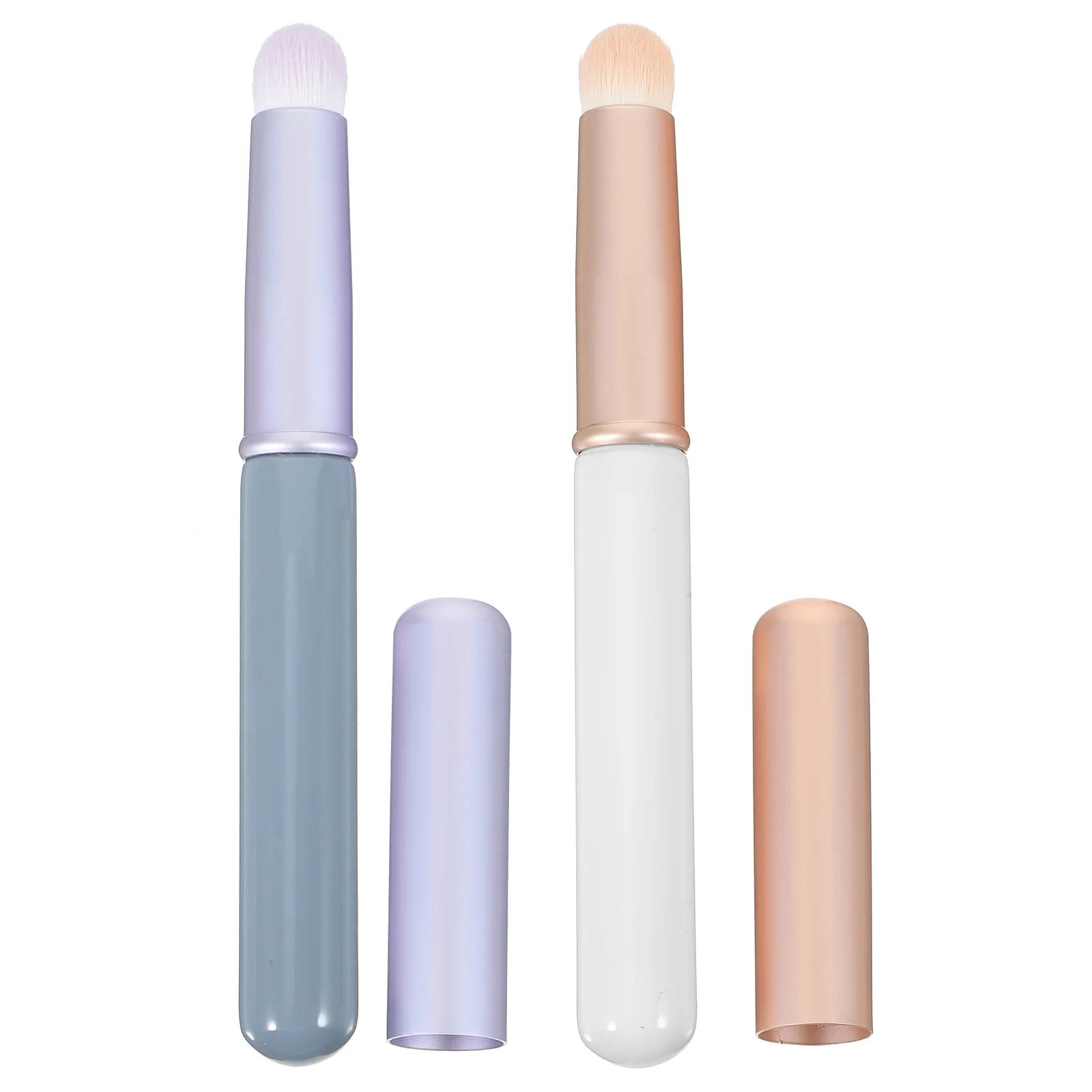 2 pçs mini escova labial portátil aplicador de batom leve ferramenta de maquiagem para brilho labial bálsamo corretivo maquiagem feminina