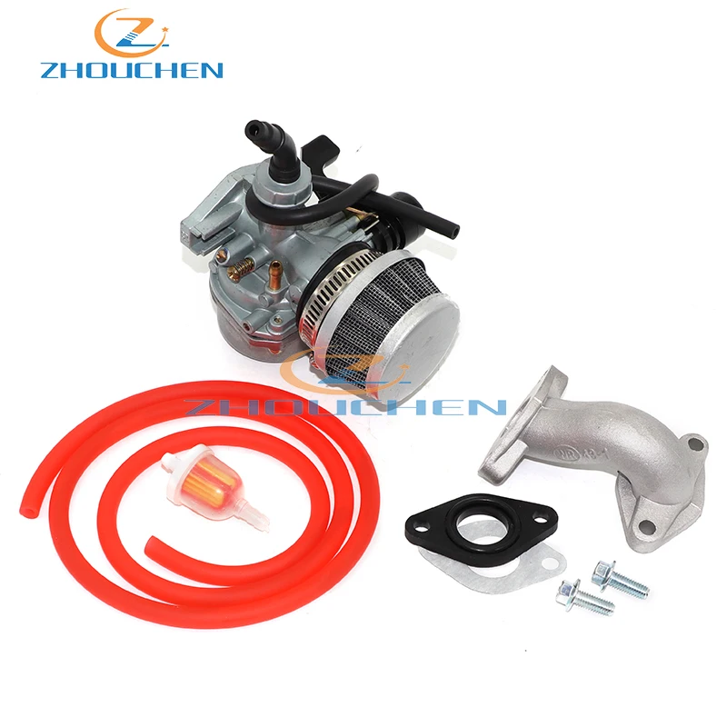 19mm PZ19 Carburetor Air Filter Intake Pipe 50cc 110cc ATV Quad for Taotao for Sunl Carburetor Air Filter