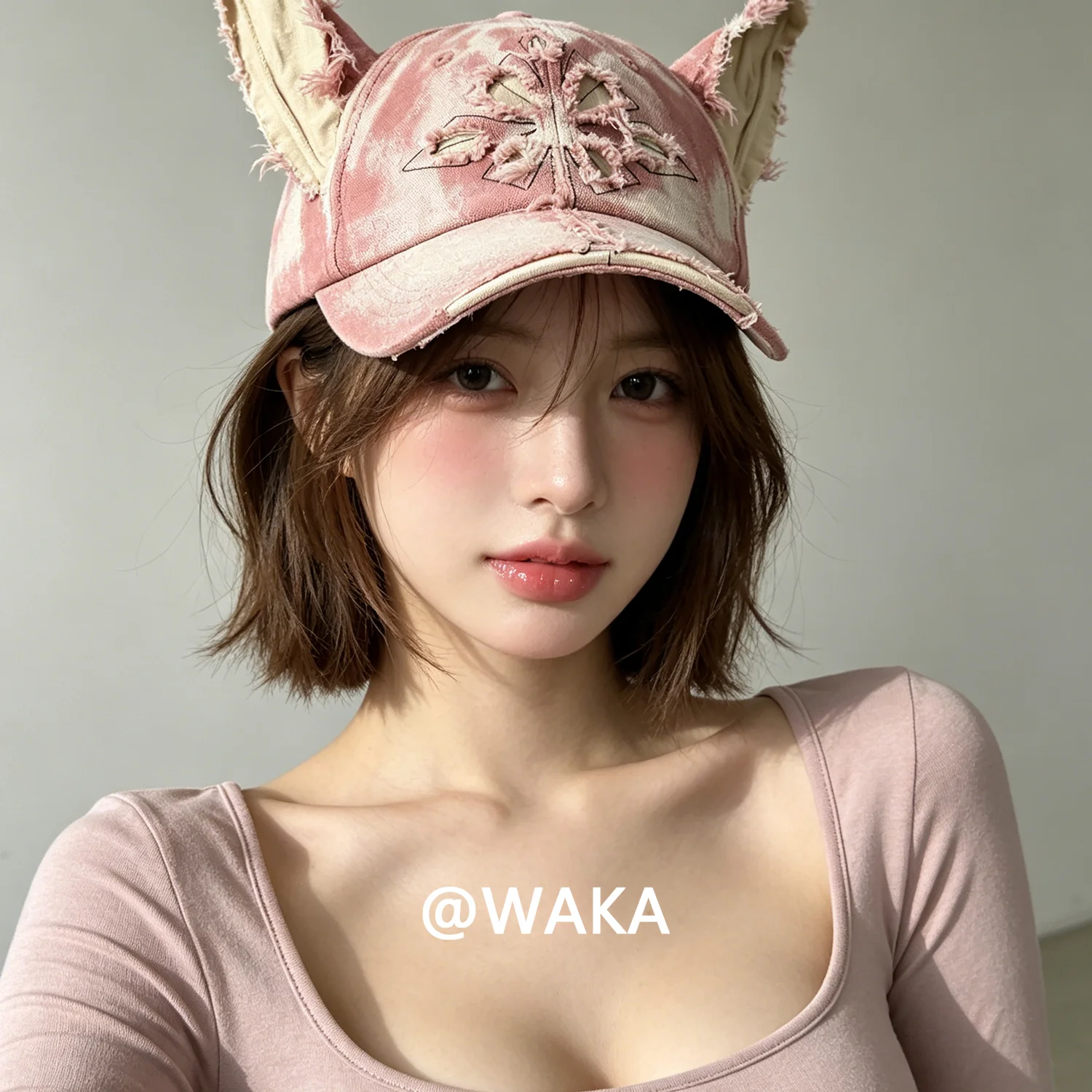 vintage-distressed-denim-dog-ears-baseball-cap-frayed-edge-cross-embroidery-adjustable-unisex-casual-daily-hat-for-spring-summer
