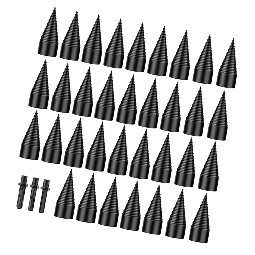 

1 Set 45Mm Firewood Splitter Bit Wood Splitting Tool For Hand Electric Drill Hammer Log Splitter Woodworking Tool Cone Drill Bit