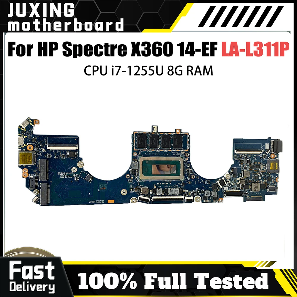 

LA-L311P LA-L311P For HP Spectre Spectre X360 14-EF Laptop Mainboard i3 i5 i7 CPU Tested Laptop Mainboard