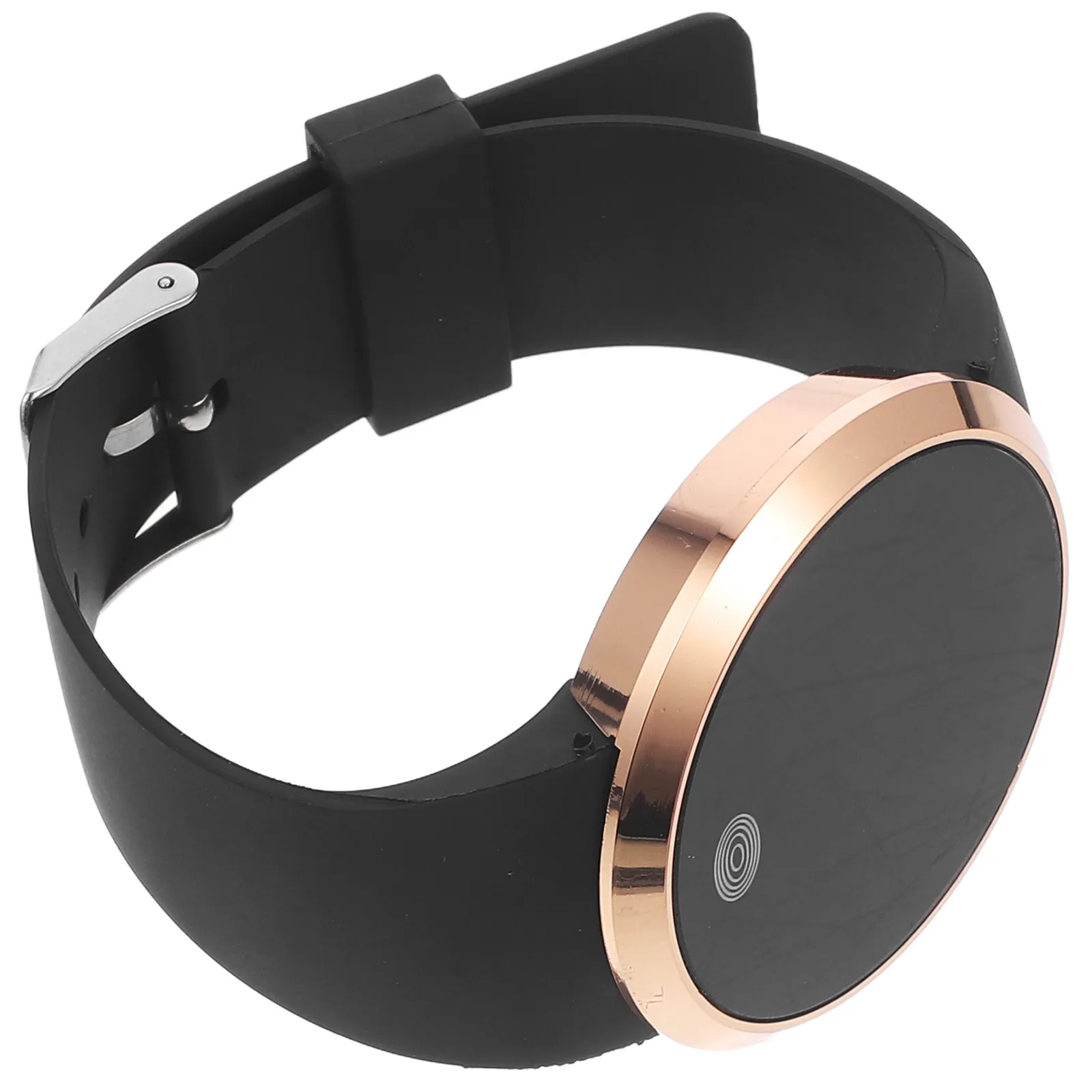 Men Women LED Alloy Wristbands Electronic Touch Screen Digital Watch Bracelet Black Band Fashion Couple Wrist Watch