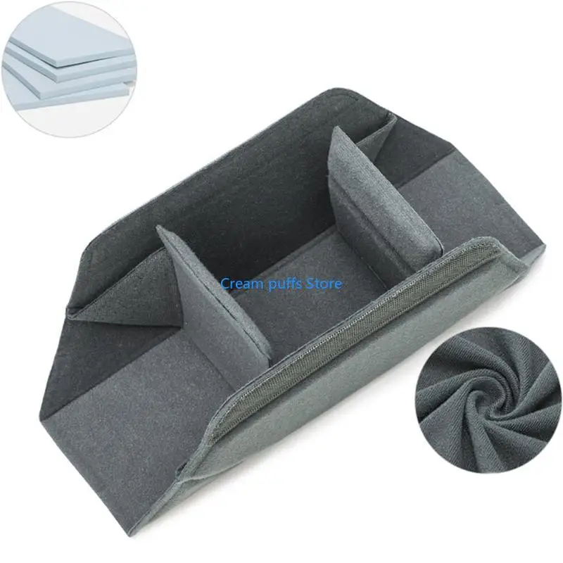 50LE وحدة تخزين الكاميرا مبطنة قابلة للإزالة، هيكل داخلي قابل للتعديل، مقاوم للصدمات، مناسب للسفر، حقيبة تخزين قابلة للطي #4