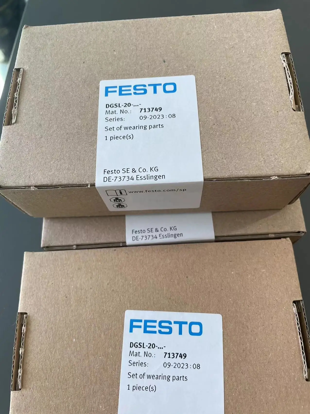 Imagem -02 - Festo-brand Conjunto de Peças de Uso Dgsl20 713749 Série m4 Original