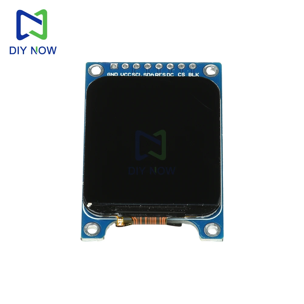 1.69 بوصة ST7789 TFT وحدة شاشة LCD زوايا مستديرة 240x280 دقة SPI واجهة 8 دبوس وحدة عرض ألوان اللوحة الزرقاء #6
