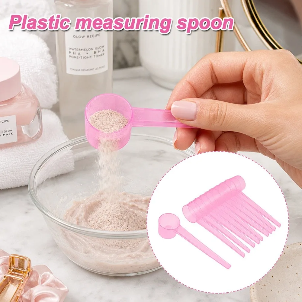 10Pcs New 5g Measuring Spoons PP Plastic Reusable Coffee Scoop Easy Measuring Facial Mask Spoon Kitchen Gadgets