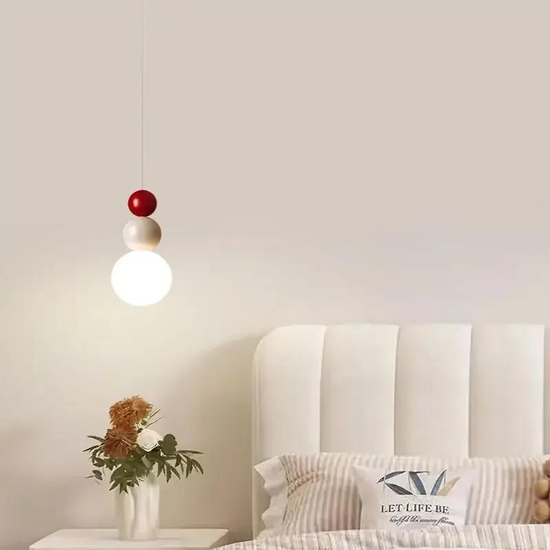 Korean Master Bedroom Pendant Ceiling Light Hanging Lamps for Living Dining Room Study Bar Restaurant Indoor Lighting Home Decor