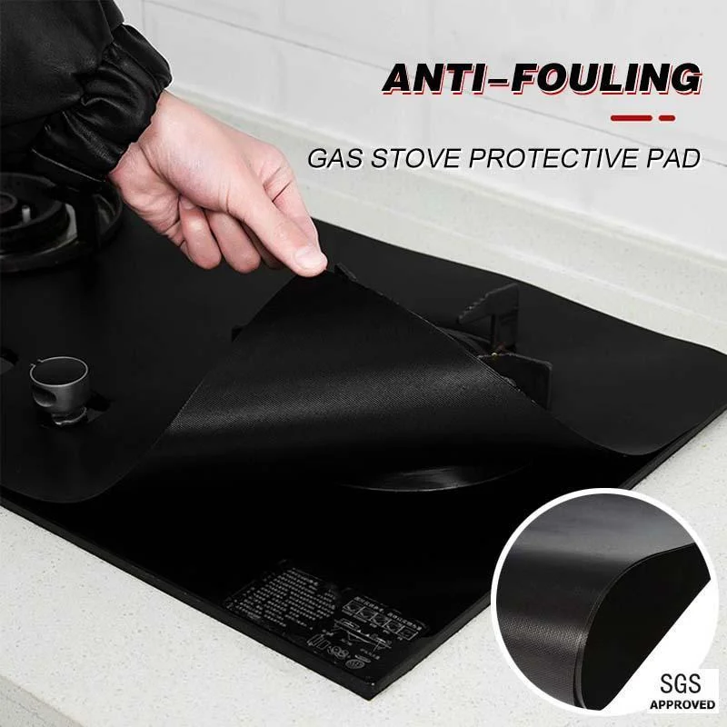 Reusable Gas Stove Protector Cooker Cover Liner Clean Mat Pad Kitchen Gas Stove Top Protector Kitchen Accessories