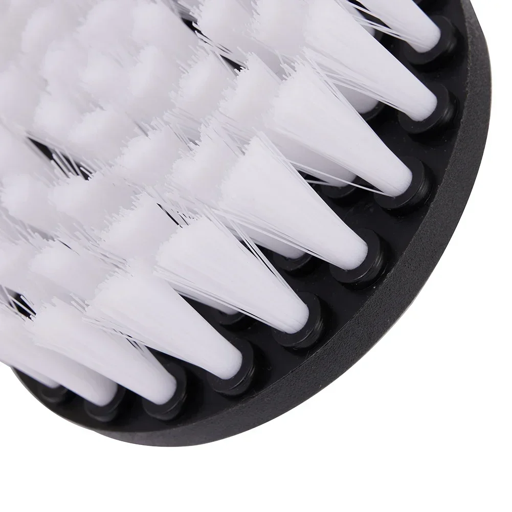 4-Inch Soft Drill Brush Attachment For Cleaning Carpet & Leather And Upholstery Car Soft Brush Drill Kit Car Cleaning Brush