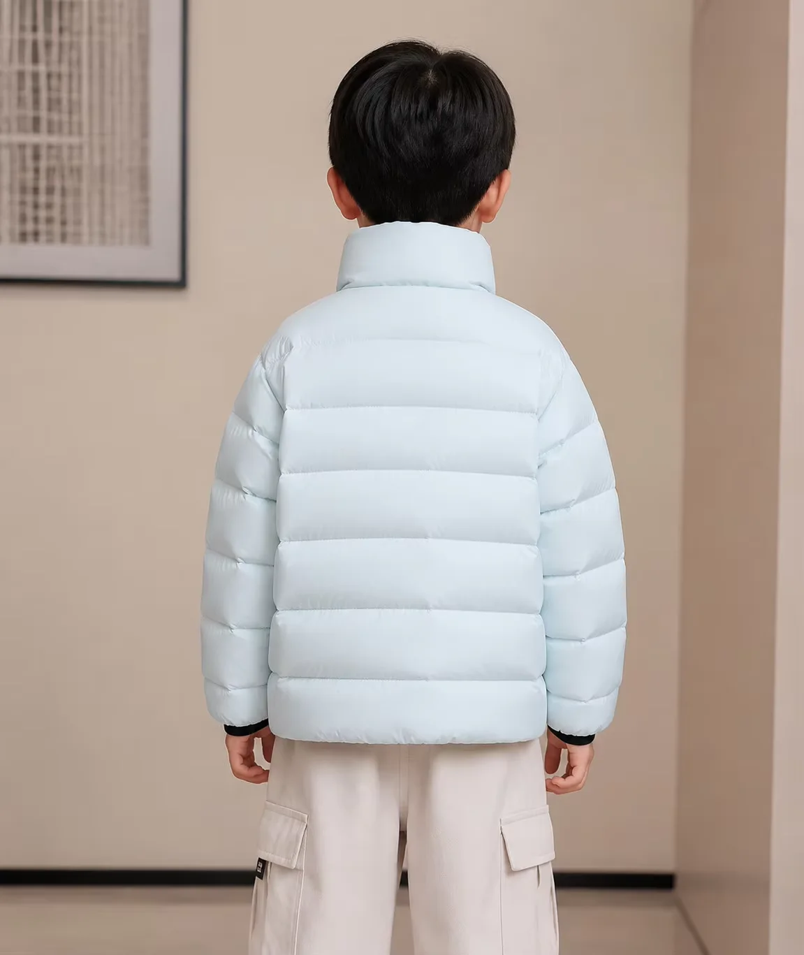 Children Down Jacket Autumn Winter New Fashion Boys Girls Lightweight Stand Collar Coat Warm Duck Down Outerwear Kids Clothing