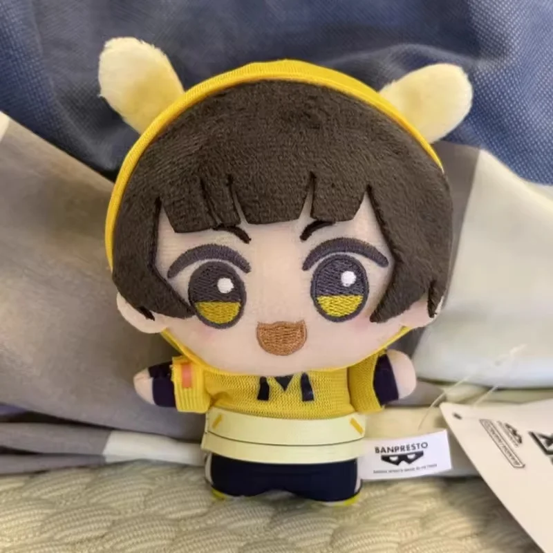 Bandai Original 10cm Blue Lock Bunny Vol.1 & Vol.2 Isagi Yoichi Nanase Cute Doll Keychain Pendant Fluffy Maumet Collectible Toy