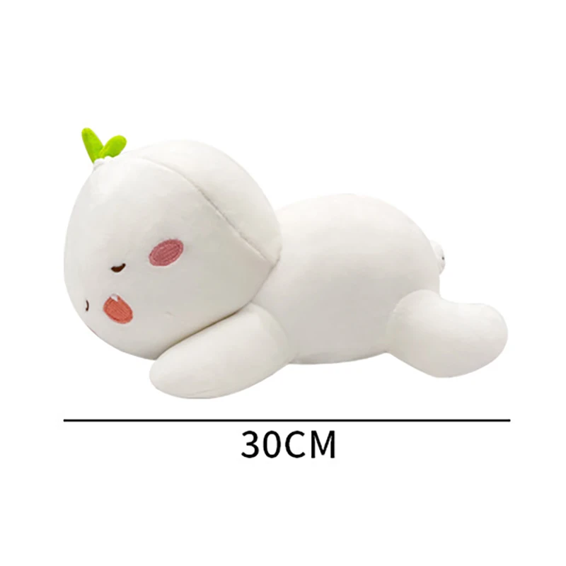 30cm Cute Creative Garlic Head Doll Plush Toy Cartoon Plush Stuffed Soft Cuddly Pillow Children Girls Kawaii Gift Doll