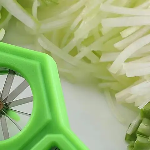 البصل الأخضر سهلة التقطيع التقطيع مسدس مبشرة قطع البصل الأخضر سلك رسم المطبخ رقيق الخضار التقطيع أداة المطبخ