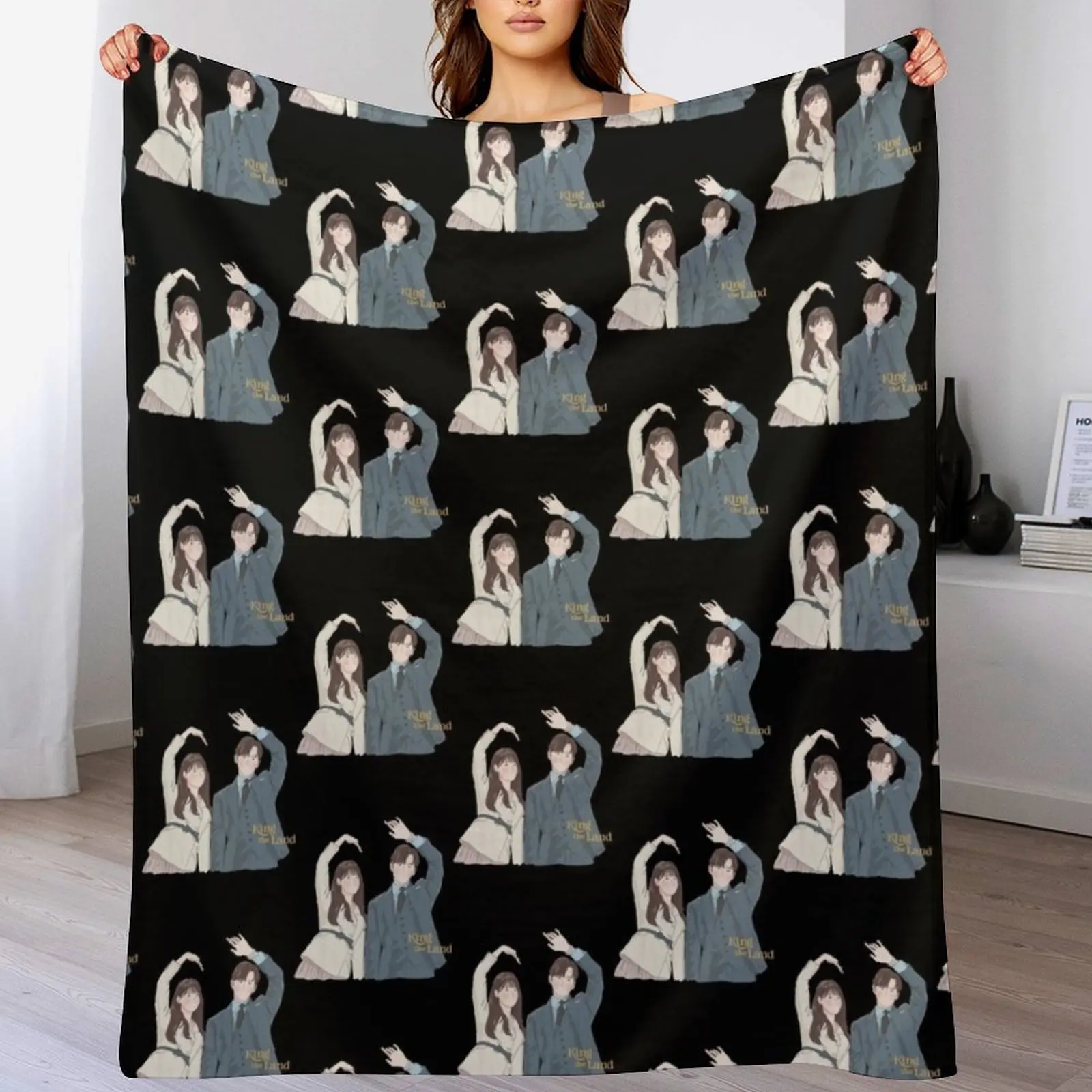 

King the Land (2nd version) Throw Blanket Sofa Cute blankets and throws christmas decoration Blankets