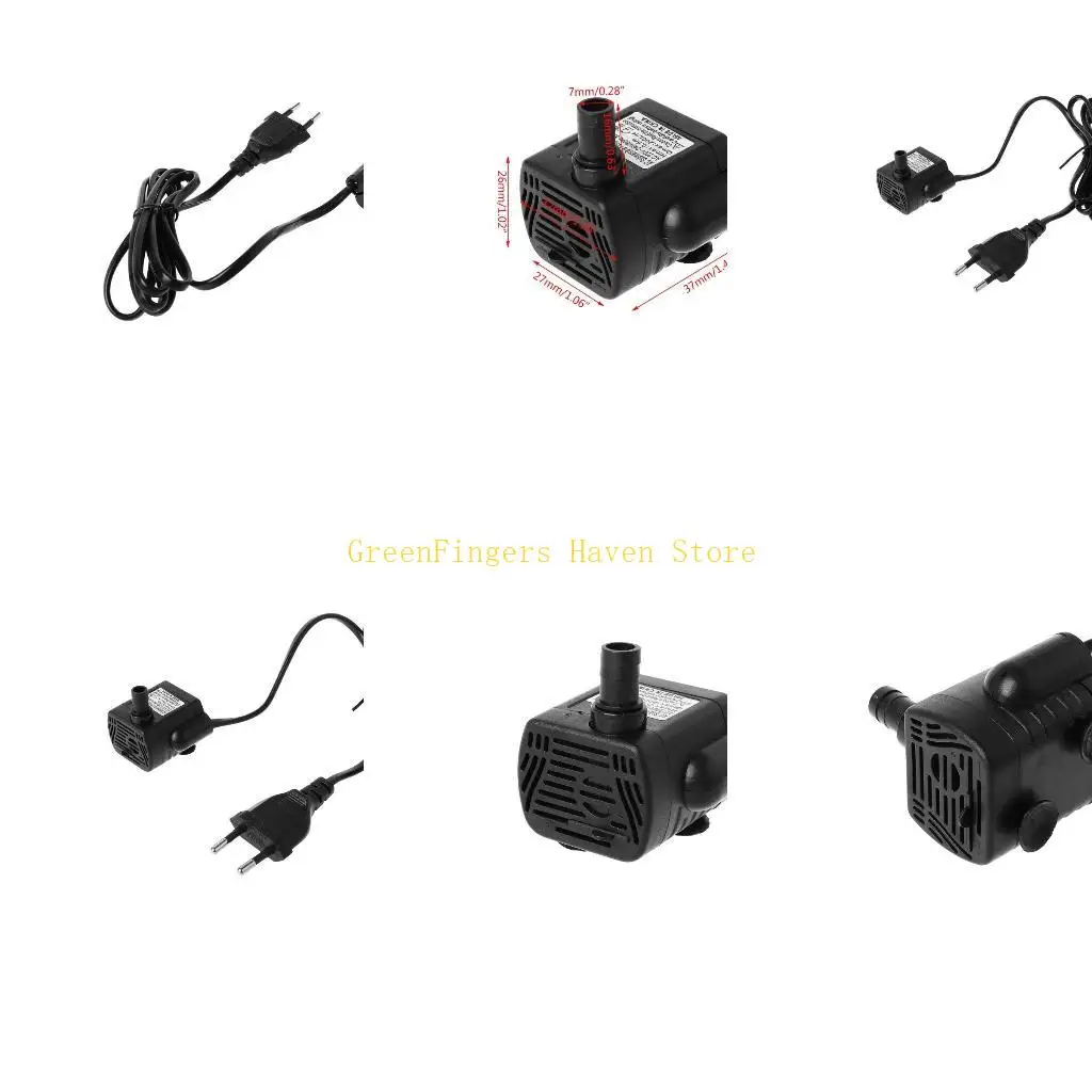 F68D EU Plug AC 220V 3W Water Aquarium Fountain Air Fish Pond for Ta