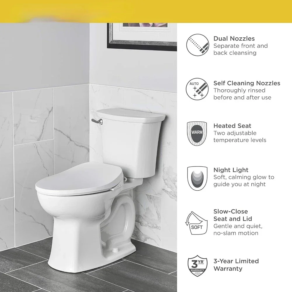 8019A60GPC.020 AquaWash 2.0 Electric Bidet Seat, White