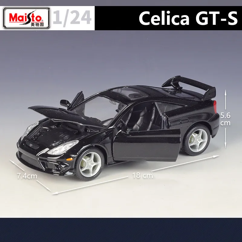 Maisto 1/24 Toyota Celica GT-S Alloy Sports Car Model Simulation Diecast Metal Toy Racing Car Vehicle Model Collection Kids Gift