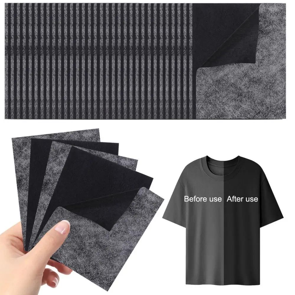 1/10Pcs Anti Fade Black Clothing Restorer Sheets Laundry Easy to Use Clothing Blackening Film Universal Enhancer Sheet