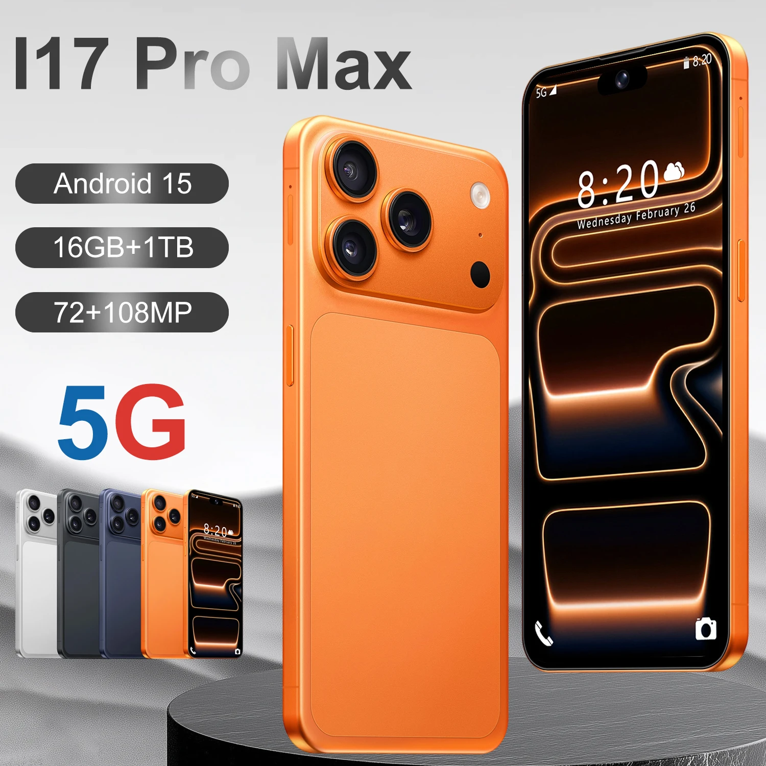 

2026 NEW HOT Silicone Case For I17 Pro Max 7.3 Inch High Quality Lite Moblie Phones Case Accessories Smartphone Shockproof Cover