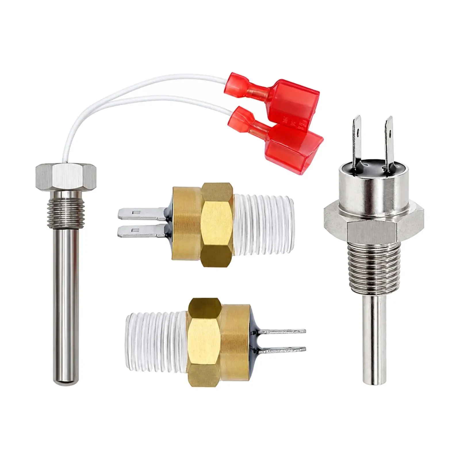 Pentair Style Pool Heater Temperature Sensor Metal Threaded for Overheat Protection and Repair