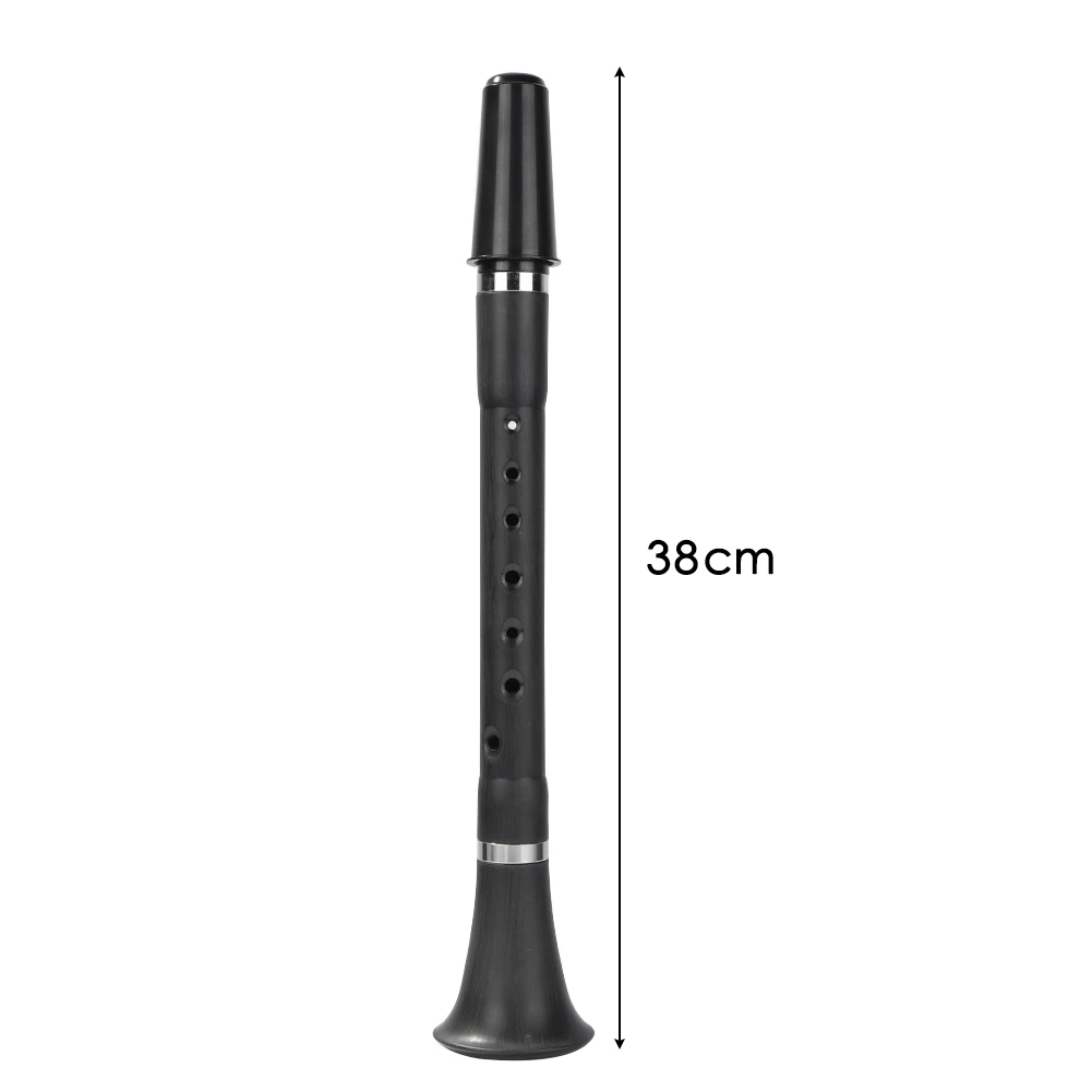 Mini Bb B Flat Clarinet Lightweight Pocket Clarionet Woodwind Instrument with Carrying Bags for Beginners Practice