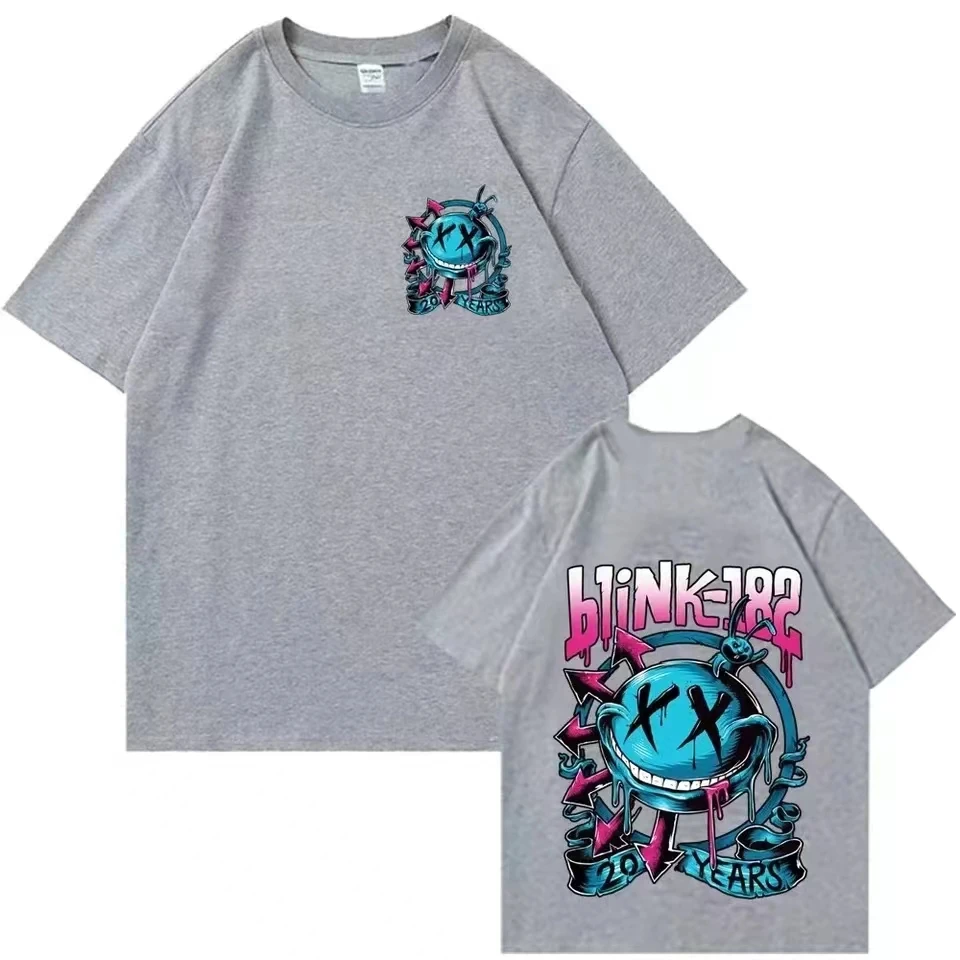 2024 Blink 182 One More A Time t-shirt Fashion Harajuku o-collo manica corta uomo donna camicie fan regalo