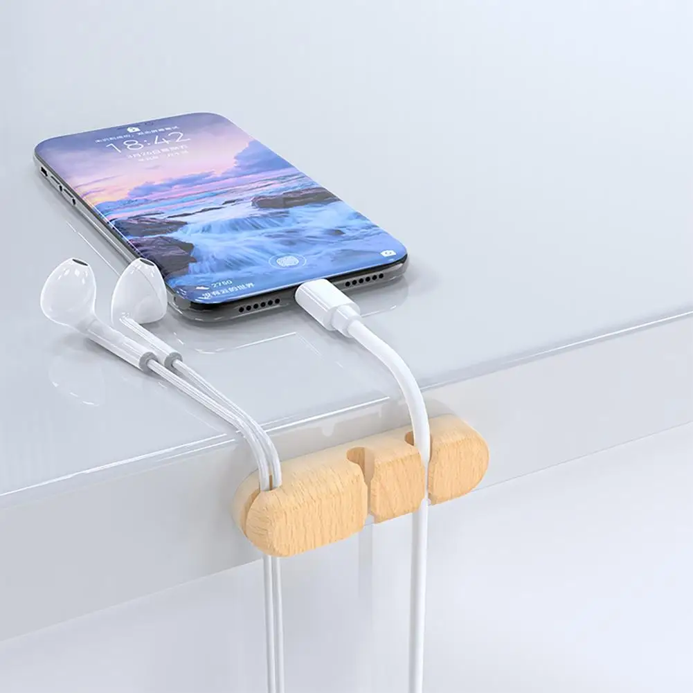 Portable Practical Lightweight Cable Organizer Management Compact for Home Desk Wire Cord Clip for Home