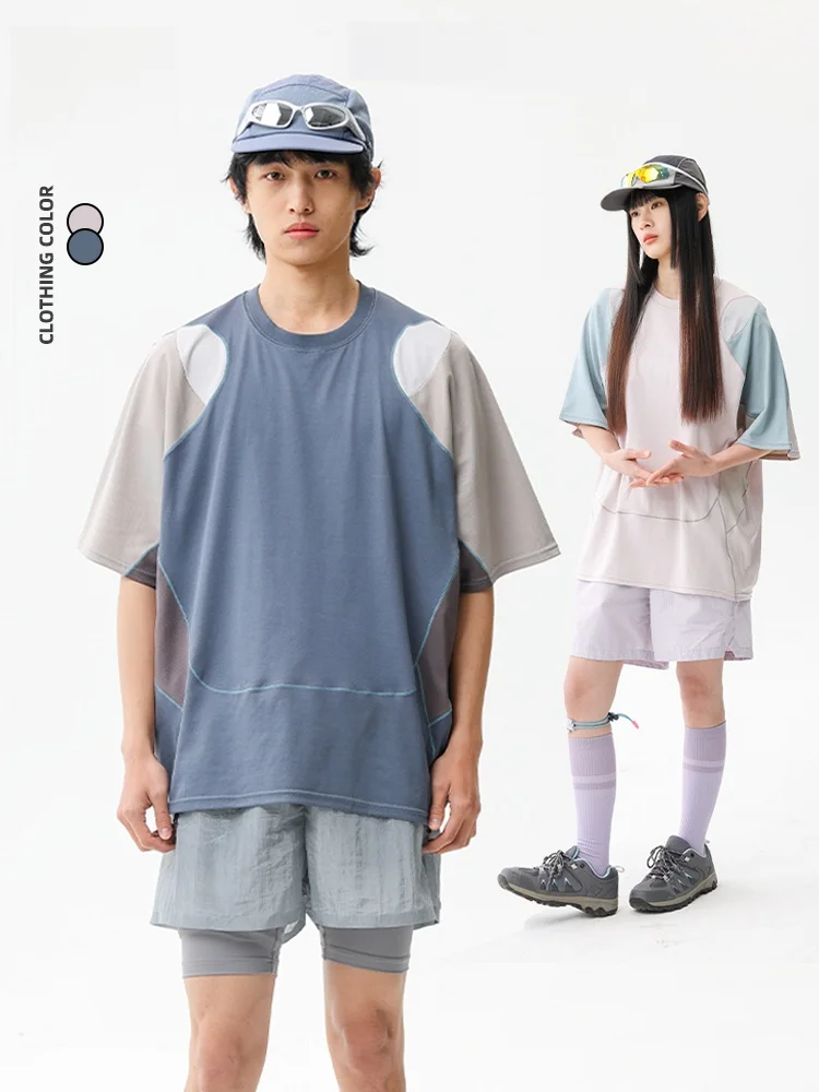 

Уличная круглая футболка Ne ort Sve Qui Dry Sport Casual ex Summer New Sle Дышащая свободная посадка Youth Faion