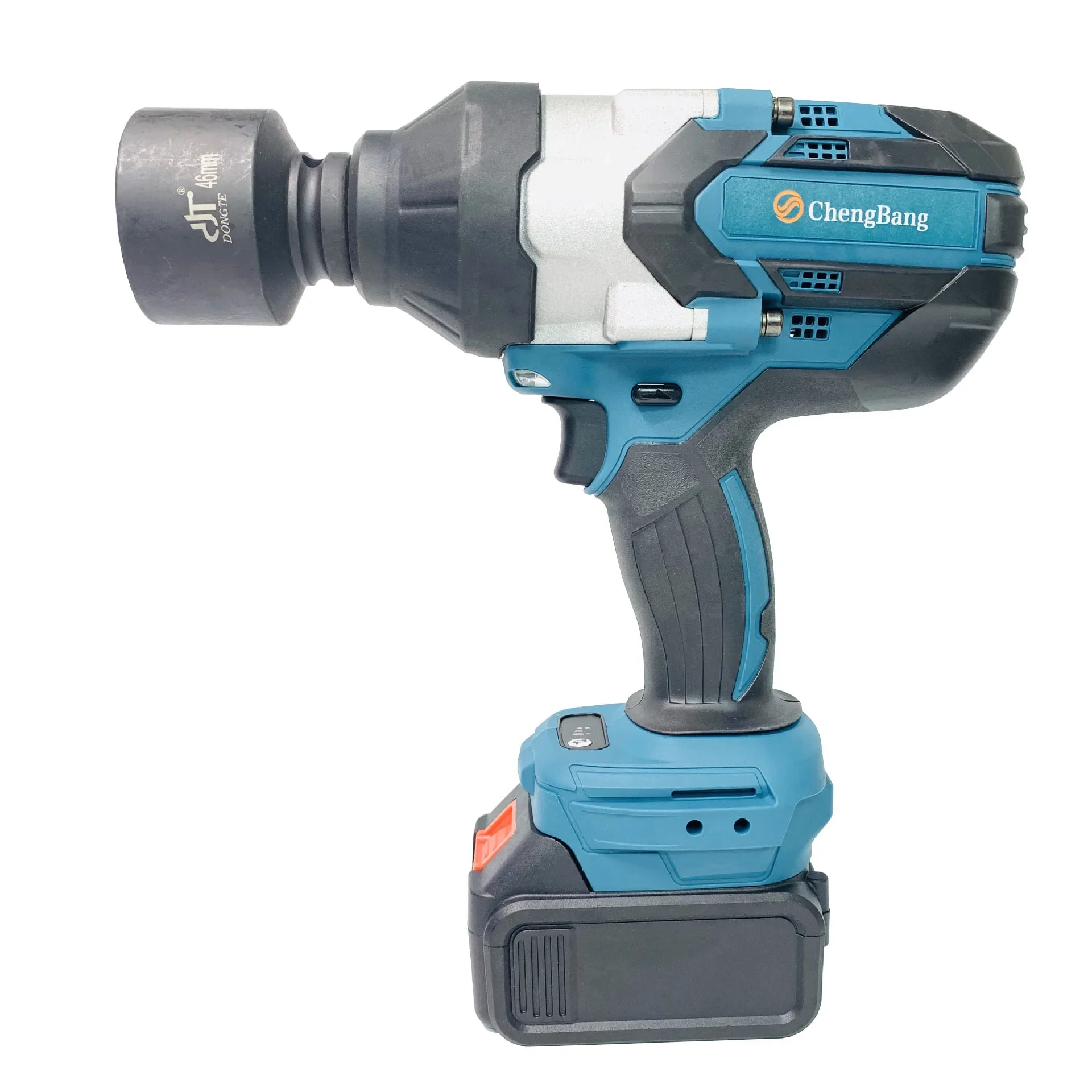 2000N.m Industrial Rechargeable Lithium High Torque Brushless Electric Impact Wrench 3/4