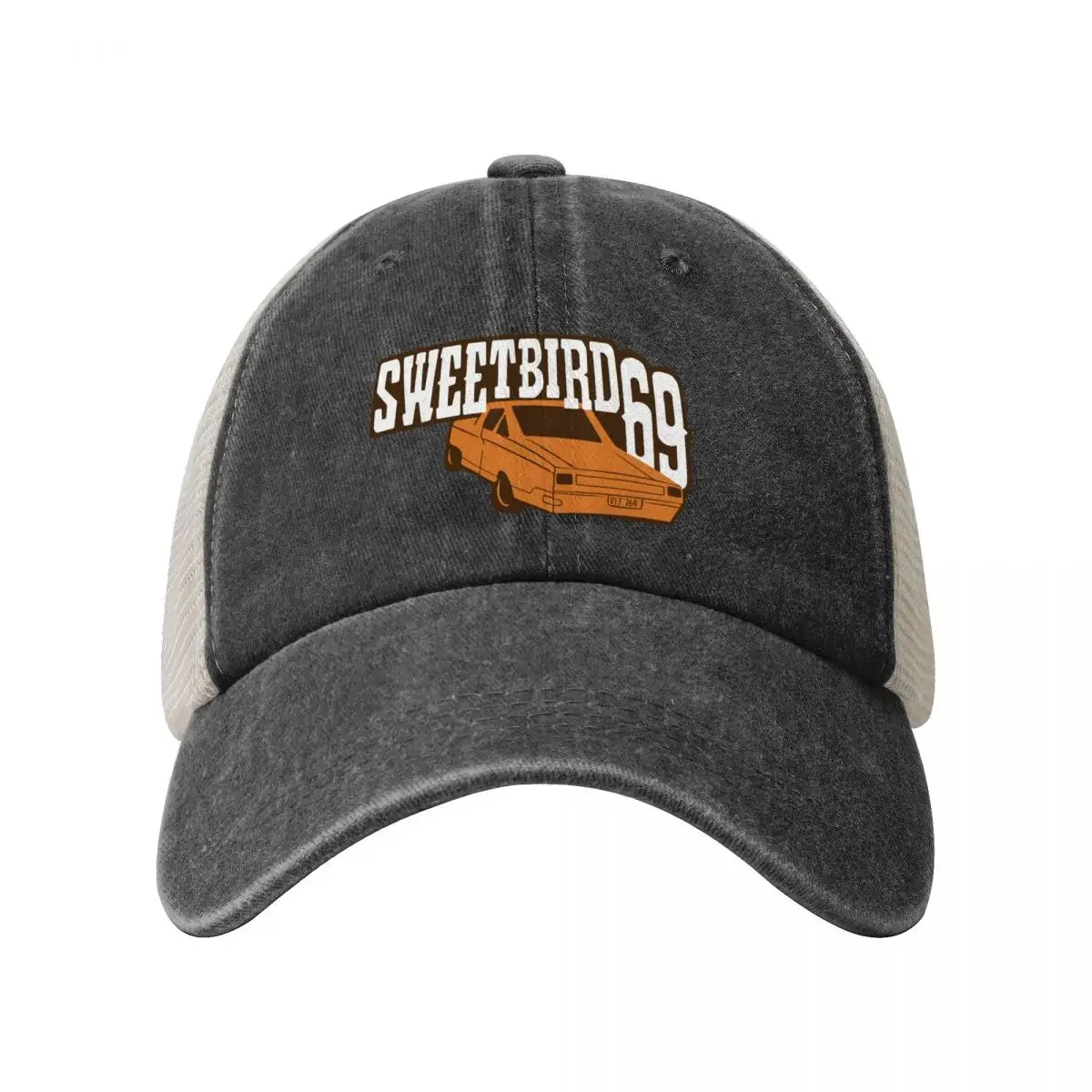 SweetBird69 logo / House of Wax Cowboy Mesh Czapka z daszkiem Nowa czapka urodzinowa Alpinizm dla mężczyzn i kobiet