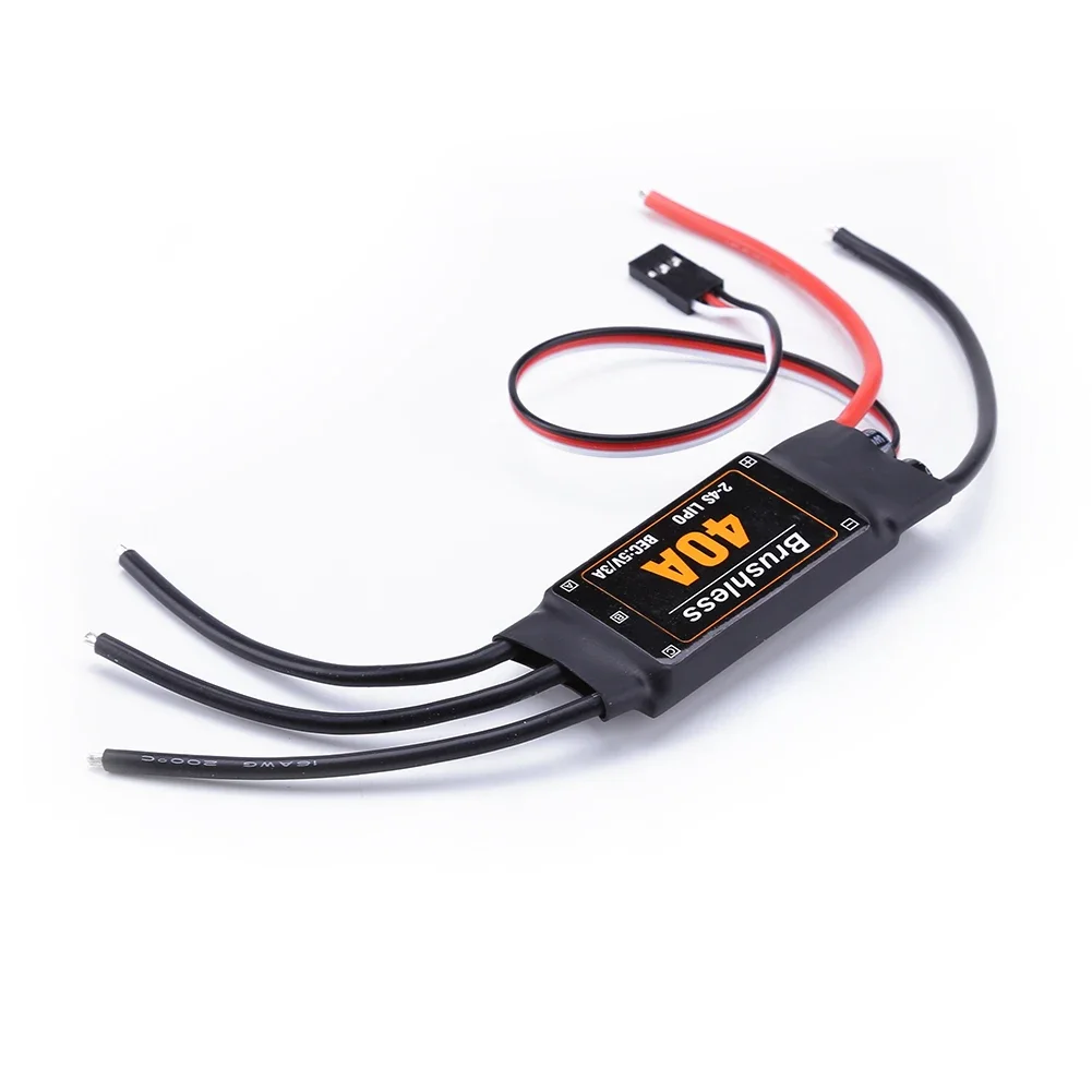 40A ESC 2-4S 5V/3A Brushless ESC Electronic Speed Controller For F450 S500 ZD550 RC Helicopter Quadcopter