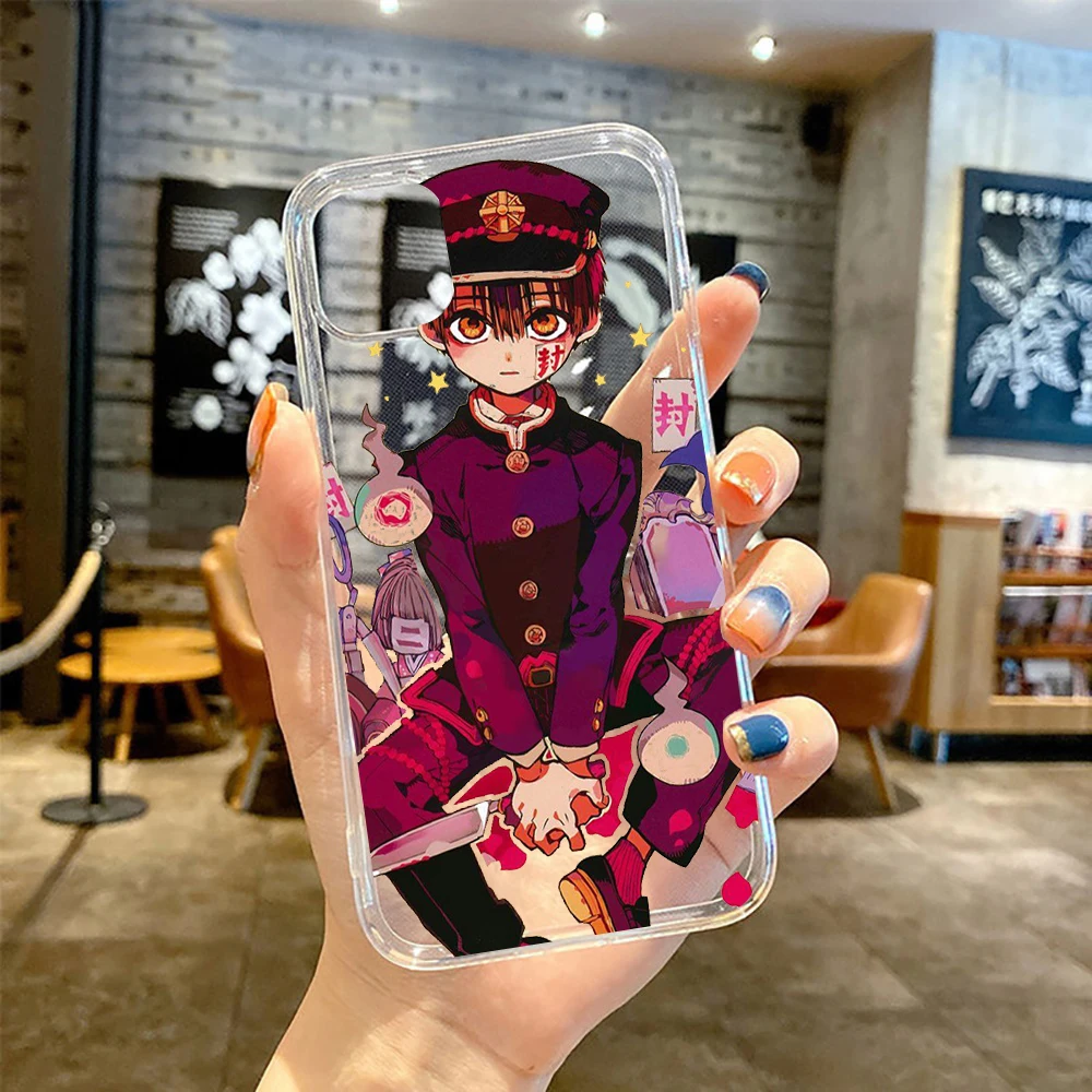 Toilet-bound Hanako-kun Anime Transparent phone case for iPhone 15 14 11 12 13 mini pro XS MAX 8 7 6 6S Plus X SE XR