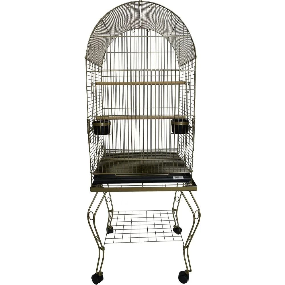 

600AGOLD Parrot Cage, Gold