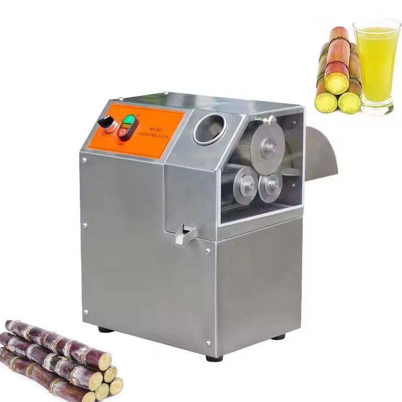 3Roller Automatic Commercial Sugarcane Juicer Machine Electric Portable Squeezer Juice Press Sugar Cane Juicer Extractor Machine