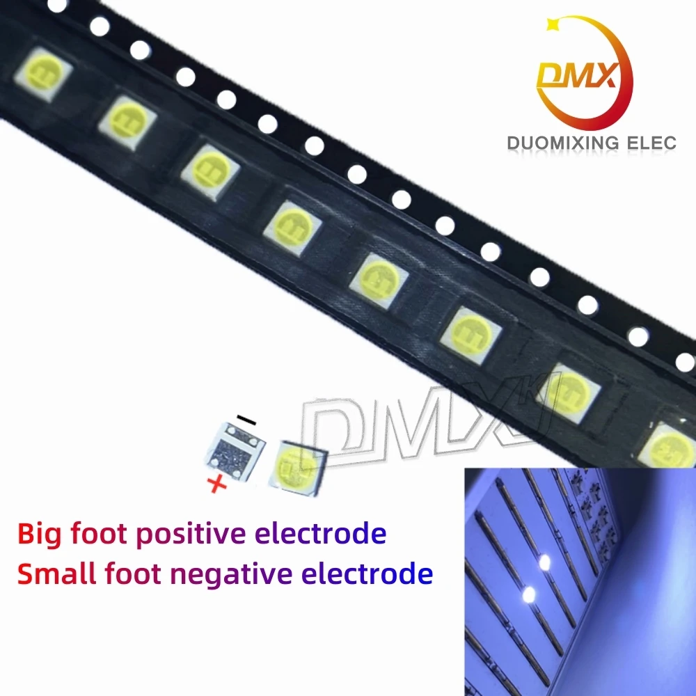 100-1000PCS 100%Original Maintenance LED LCD TV Display Backlight Bead 2W 6V 3535 Highlights Cold White Replace LATWT391RZLZK
