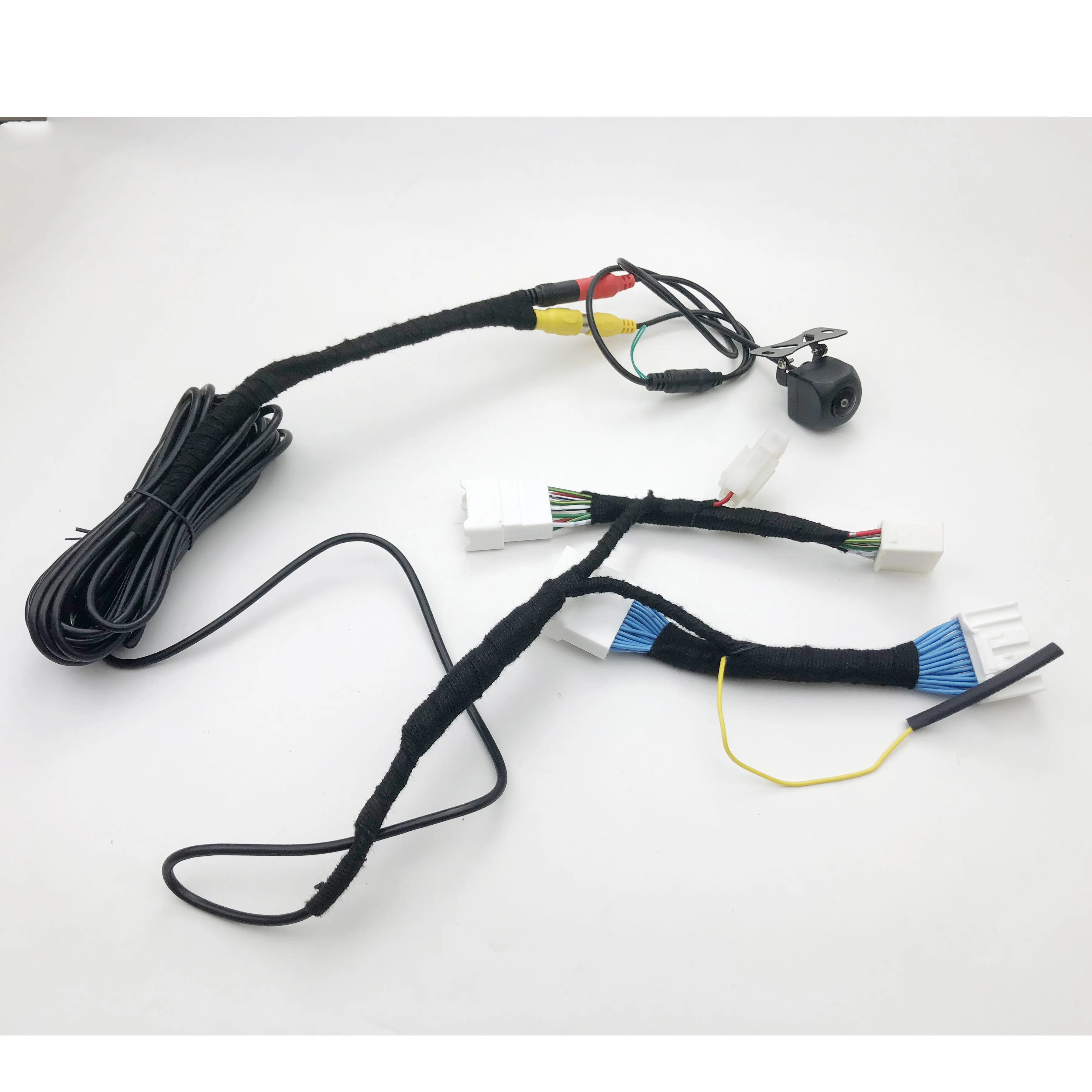 VKAUTO Fish Eye Rear View Camera For toyota Hilux 2020 2021 OEM Radio Add Backup Camera Reversing Camera KIT