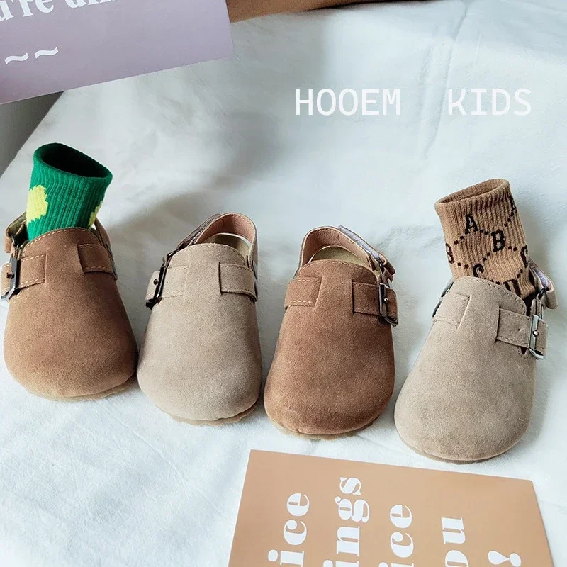 Children's Fleece Elastic Clogs Baby Boys Girls Plush Slipper,Prewalker Winter Warm Soft Sole Shoes,Anti-Slippery Footwear