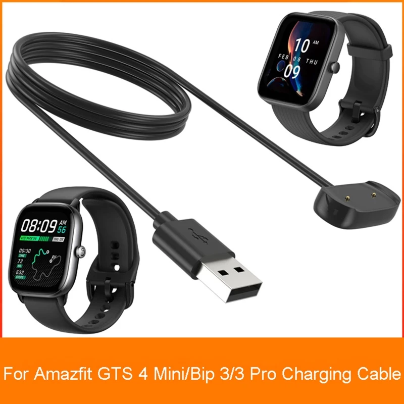 สายชาร์จ USB ข้อมูล Power Charger อะแดปเตอร์ Dock Mount Bracket Cradle เหมาะสำหรับ Amazfit GTS 4 Mini/3 pro สมาร์ทนาฬิกา