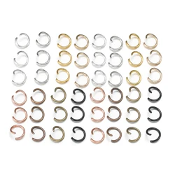 100pcs/lot 0.7x4mm Iron Opening Jump Ring Necklace Split Connectors Rings For DIY Jewelry Making Crafts Supplies Findings