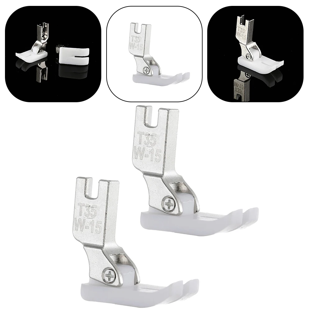 Top Notch Materials Presser Feet  2pcs T35w15mm Sewing Machine Accessories for Reliable and Long lasting Performance
