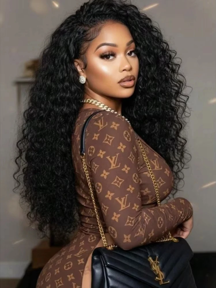 40 Inch Deep Wave Human Hair Wigs 13x6 HD Lace Fronta Wig 250 Density For Women 13x4 Pre Plucked Lace Human Hair Wig Brazilian 5x5 Glueless HD Lace Front Wig Ready to Go Lace Frontal Brazilian On Sale