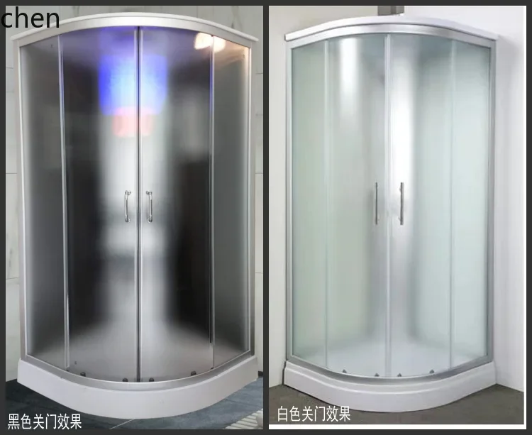 A1 Integral Shower Room Pulley Glass Partition Arc Fan Integrated Closed Bath Room