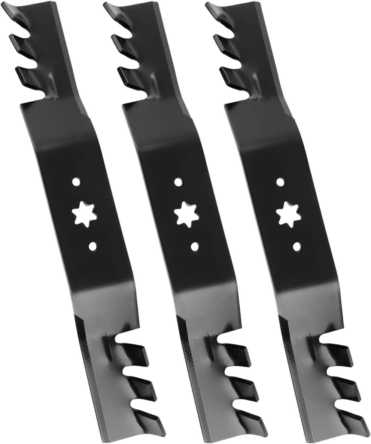 

942-04053C Мульчужные лезвия, совместимые с 50-дюймовой декой Cub Cad et, 742-04053 Лезвия косилки, подходящие для Cub Cad et, MTD RZT 50 LTX 1050