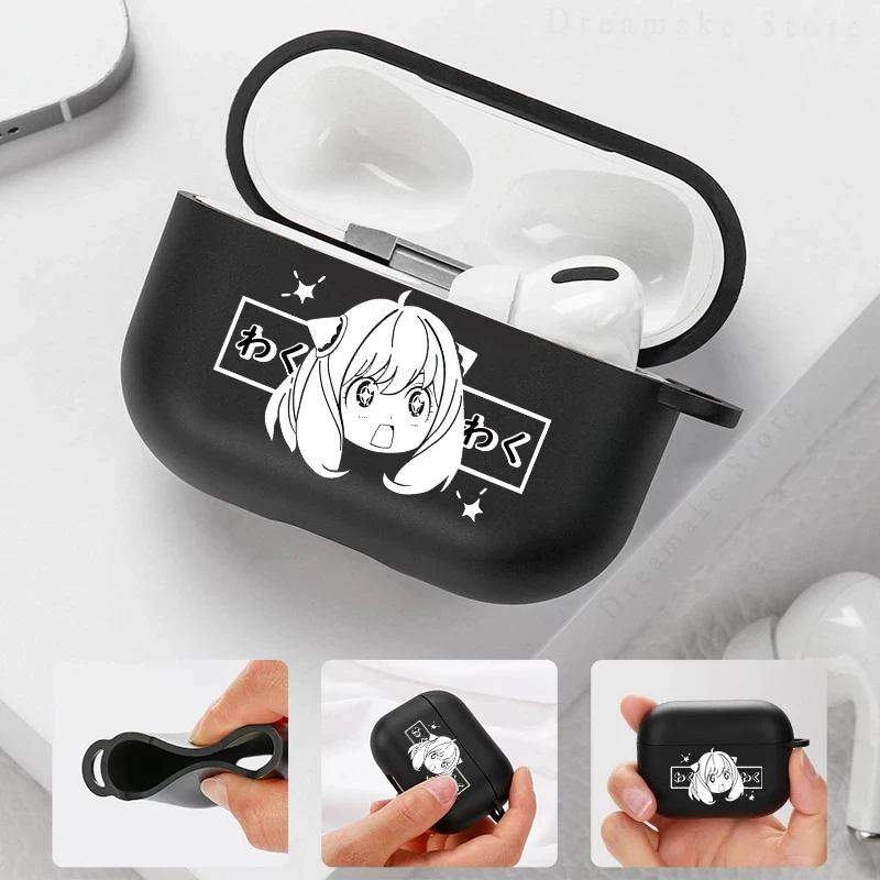 อะนิเมะ Spy X ครอบครัว Yor Forger Anya Forger Loid Forger หูฟังนุ่มสำหรับ Apple Airpods 1 2 3 Pro spy Family AirPods กรณี Pro