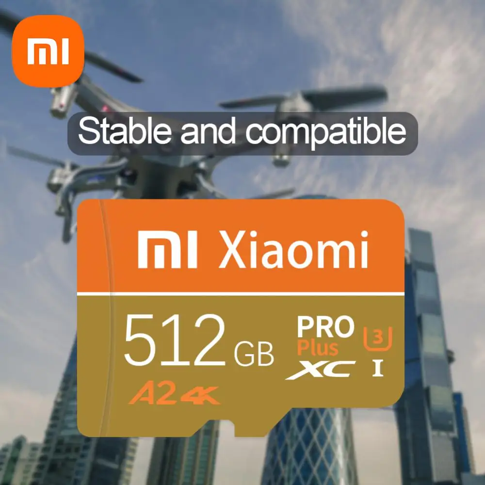 Xiaomi-tarjeta SD para cámara, memoria Flash de 2TB, 1TB, 512GB, U3, Clase 10, UHSI, tarjeta TF de 256GB y 128GB