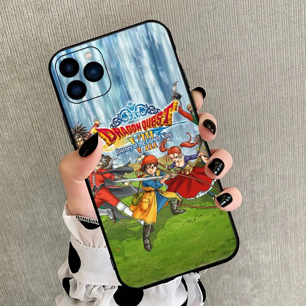 Game Dragon Q-Quest Journey Cursed King 8 Phone Case For iPhone 8 11 12 13 14 15 Mini X XR XS PRO MAX Plus Cover