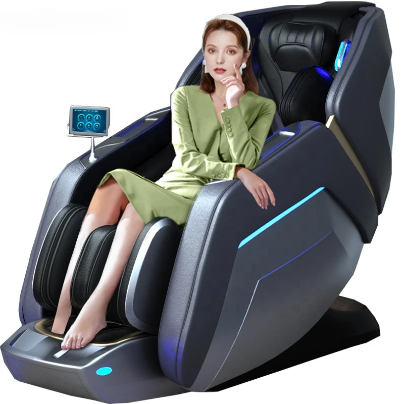 Factory 2024 Hot Sell 4D Zero Gravity Massage Chair Shiatsu Electric Heating Full Body Massager Luxury SL Track Massage Chair