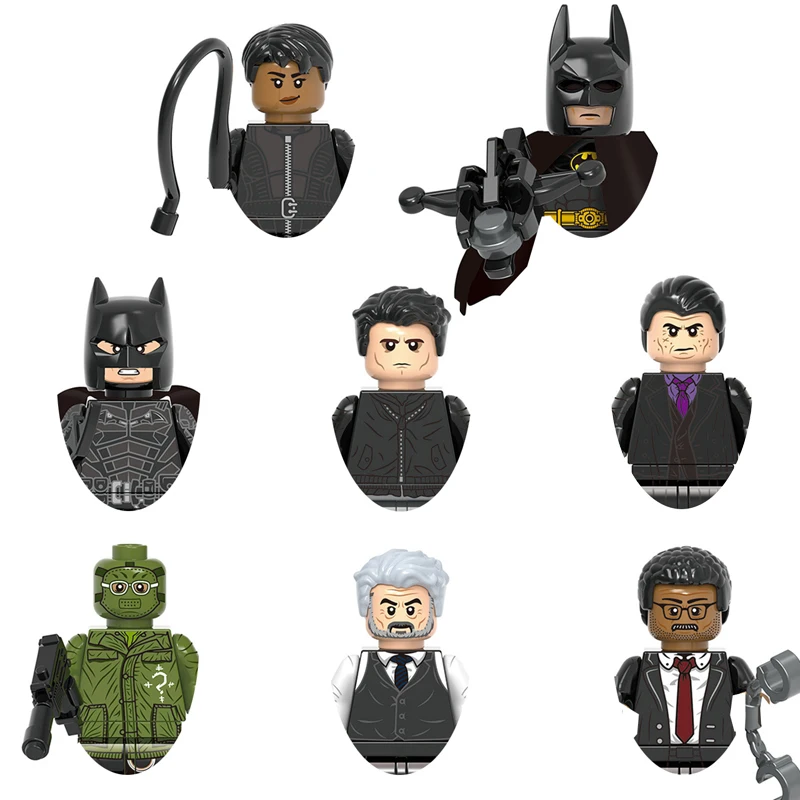 

X0334 Marvel BATMAN Catwoman Building Blocks Hero Anime Bricks Dolls Mini Action Toy Figures Assemble Blocks Children Gifts